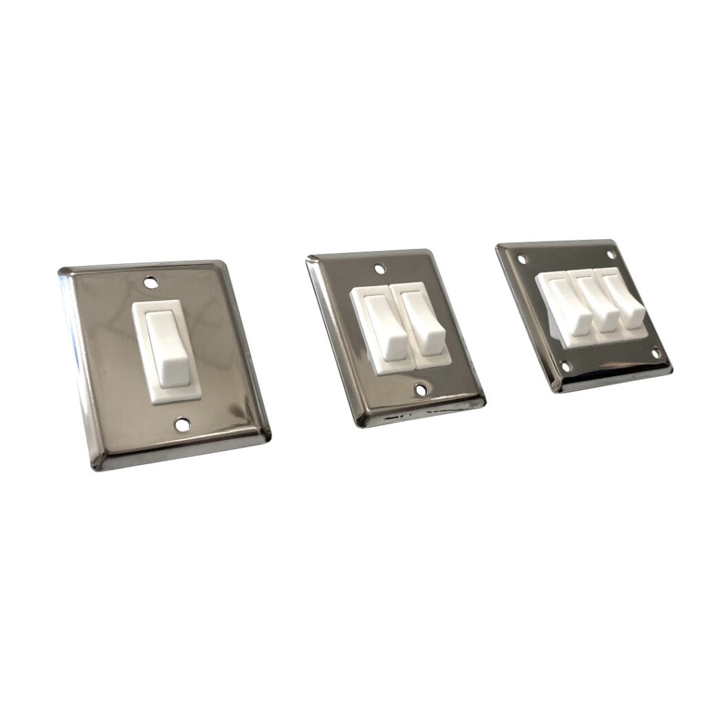 Stainless Steel Light Switches 12v 15amp