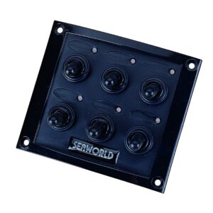 Waterproof Horizontal 6 Way Switch Panel