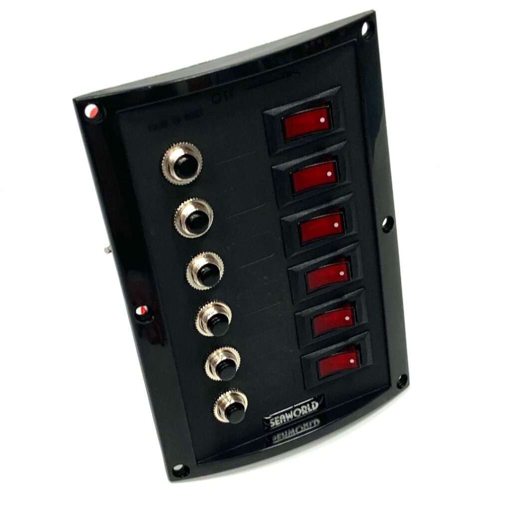 Moulded 6 Way Breaker Panel 12v