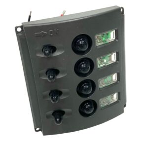 4 Gang Switch Breaker Panel 12v