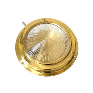 Lacquered Brass Switched Light