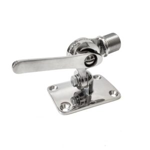 Stainless Steel Antenna Base - 25mm Thread