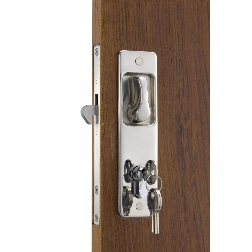 Recess Mount Sliding Door Latch