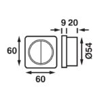 14-B4870-2-Double-Switch-Dimensions