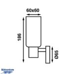 14-LW1USB-LED-Reading-Light-Dimensions