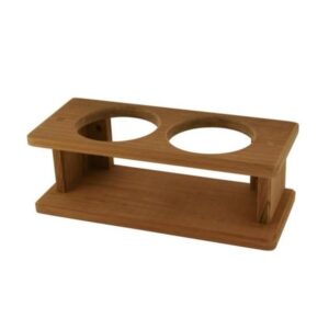 Solid Teak Glass Racks