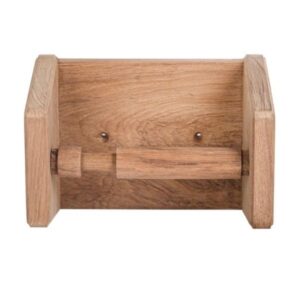 Teak Toilet Paper Holder