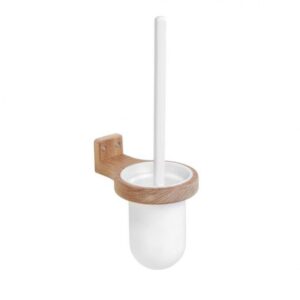 Teak Toilet Brush Holder