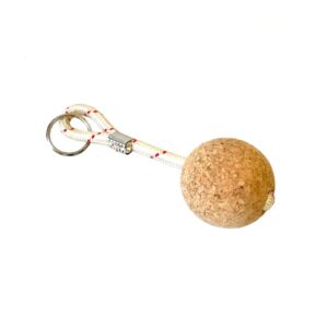 Cork Ball Key Ring