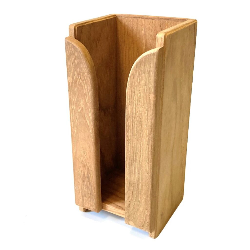 Solid Teak Cup & Bottle Holders