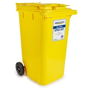 240 Litre Oil Spill Kit - 2 Wheeled Bin