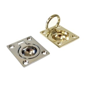 Rectangular Brass Ring Pulls