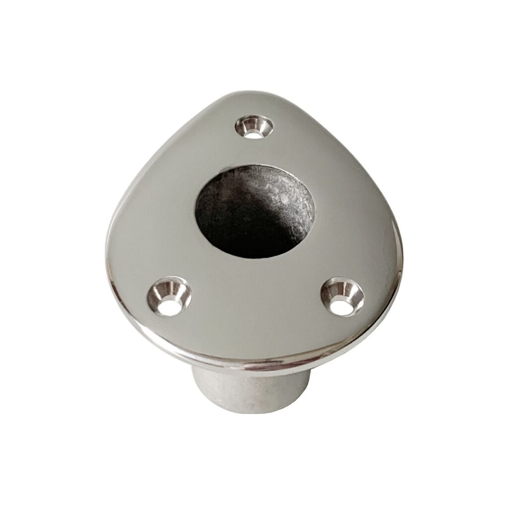 Stainless Steel Teardrop Flagpole Socket