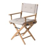 Solid-Teak-Directors-Chair-Un-Oiled-Forza-Sand-Cushion