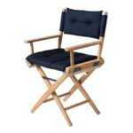 Solid-Teak-Directors-Chair-Un-Oiled-Navy-Cushion