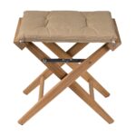 Solid-Teak-Directors-Stool-Un-Oiled-Forza-Beige-Cushion