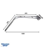 dv32-Stainless-Steel-Davit-Arm-measure