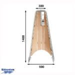 pb140-Teak-Bowsprit-with-Anchor-Roller-measure