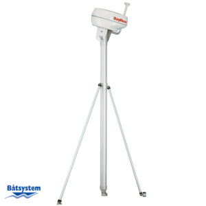 2 Metre Radar Pole Kit with Angled Top, Base & Antenna Fitting