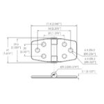 Friction Hinge with Stainless Steel Cover - Drawing