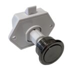 Round Chamfered Cabinet Latch pvd