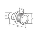 Straight Side Deck Drain Measurement