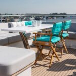 Teak-Directors-Chair-with-Aqua-Cushion