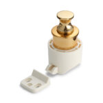 Gold Push Button Latch