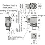 Square Cabinet Latch Dimensions